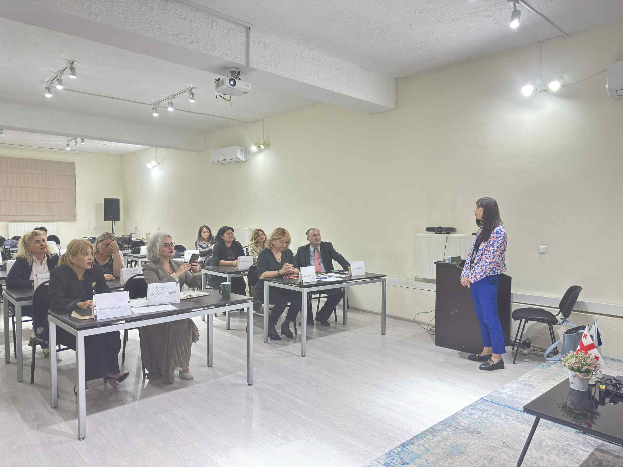 სამოქმედო გეგმის შუალედური ანგარიშის განხილვა