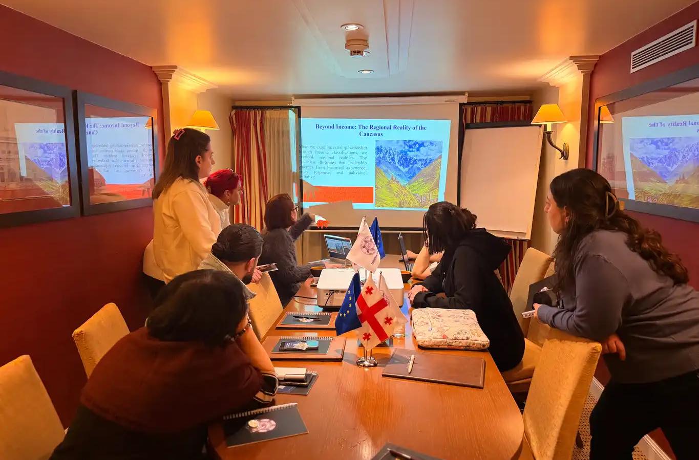 BTA -ს პერსონალი  ICN-ის სამუშაო ვიზიტზე ჟენევაში