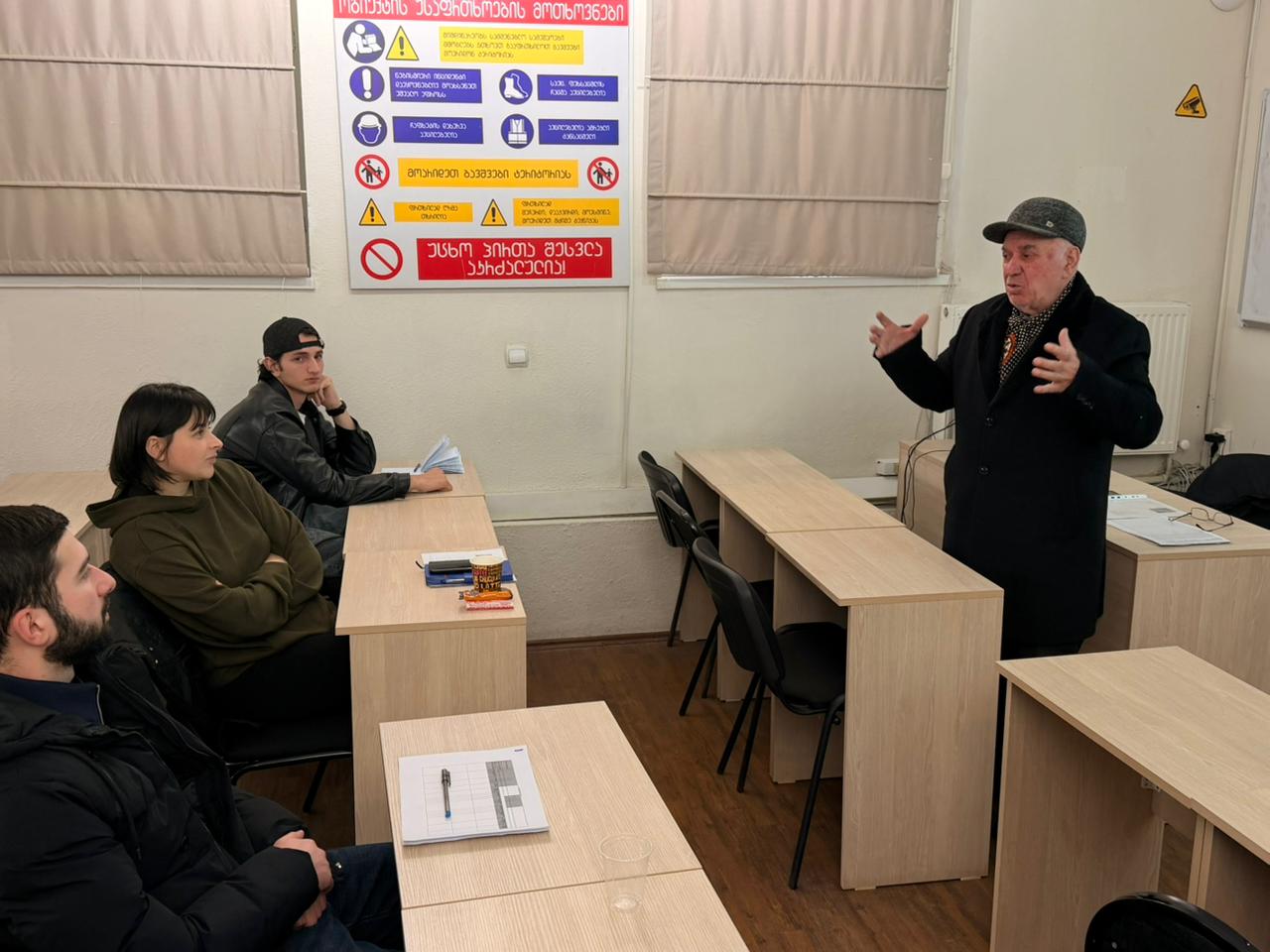 აკადემიის რექტორის მრჩეველის  ბატონი ანზორ მაჭარაშვილის შეხვედრა